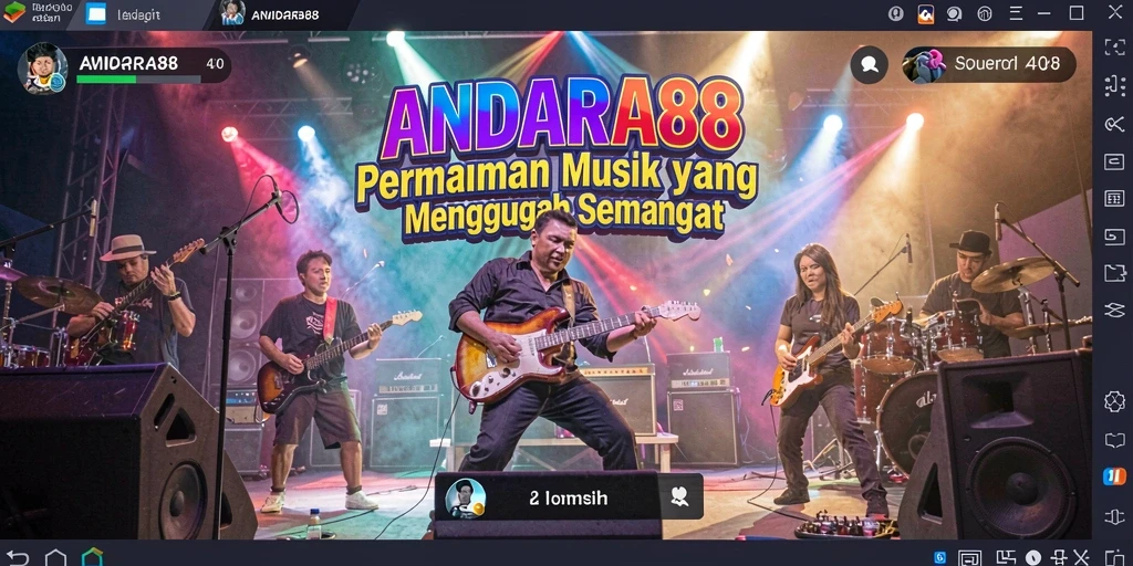 Tampilan gameplay <strong>ANDARA88</strong> yang menarik dengan berbagai lagu.