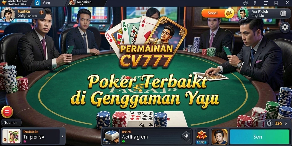 Gameplay menarik Poker di CV777 dengan grafis yang memukau.