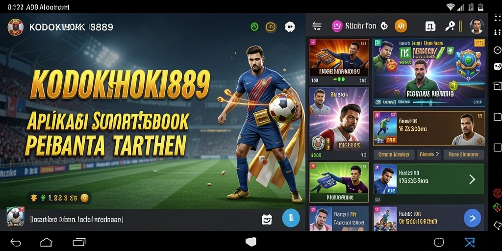 Screenshot KODOKHOKI889 menampilkan taruhan olahraga yang menarik dan interaktif.