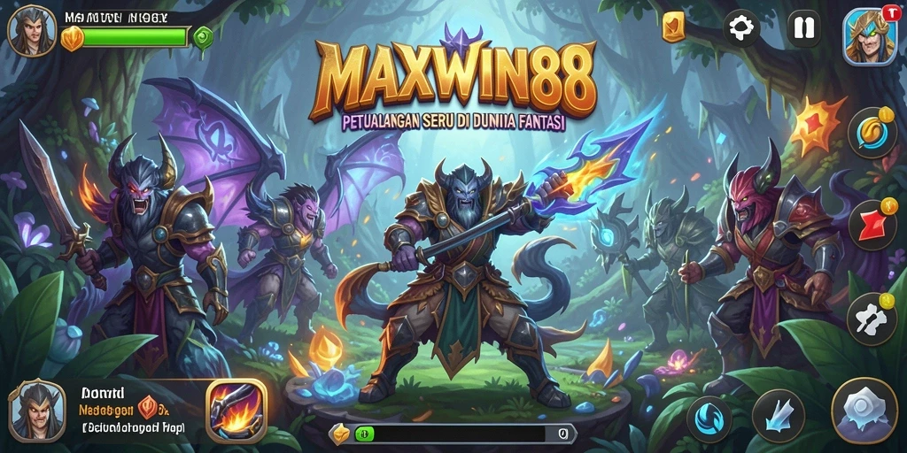Tampilan gameplay MAXWIN88 yang menarik dan penuh petualangan.