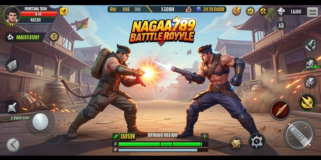 Gameplay intens dalam pertarungan yang mendebarkan di NAGA789.