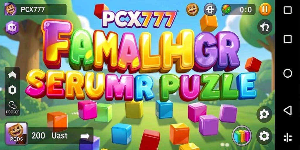 Tampilan gameplay PCX777 menampilkan tantangan puzzle yang menarik.