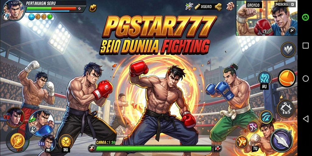 Screenshot PGSTAR777 menampilkan aksi pertarungan yang mendebarkan.