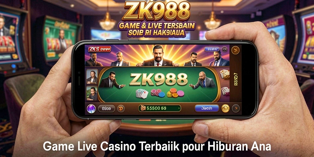 Tampilan gameplay Live Casino ZK988 yang mengesankan dan interaktif.